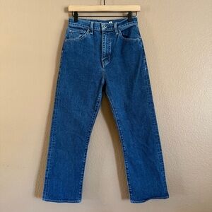 Levi's 701 Blue Tag High Rise Straight Blue Jeans Size 26/30